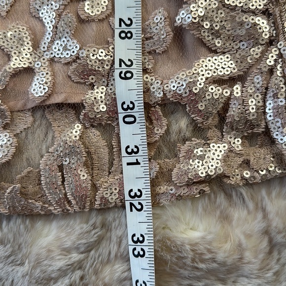 Mango | Sheer Sequin Mini Dress with 3/4 Flared Sleeves - Picture 5 of 13